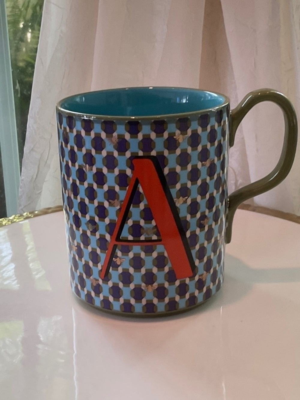 Anthropologie “A” Mug